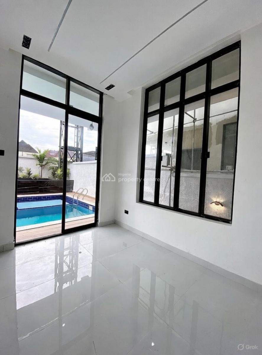 Contemporary 5 Bedroom Detached Duplex with Pool,gym,cinema and Bq, Chevron, Lekki, Lagos, Detached Duplex for Sale