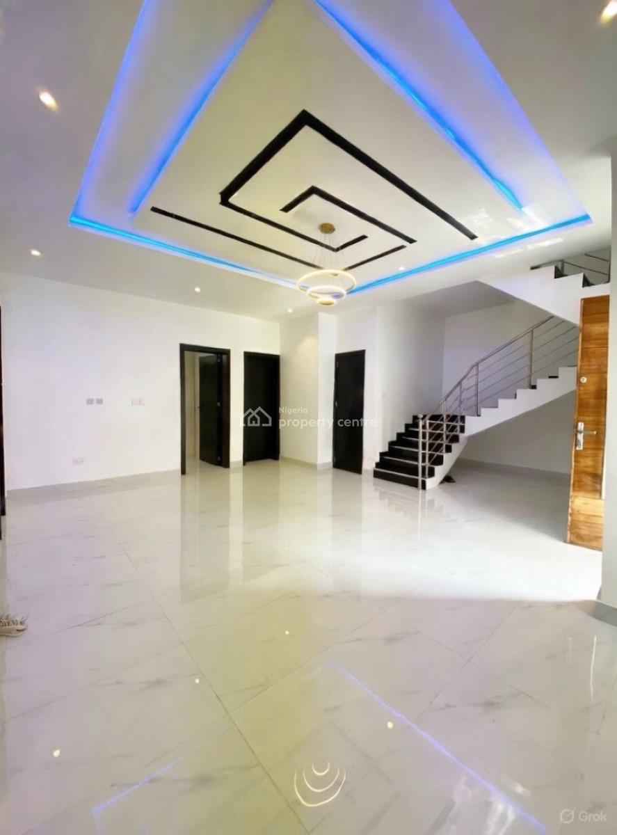 Contemporary 4 Bedroom Detached Duplex with Bq, Chevron, Lekki, Lagos, Detached Duplex for Sale