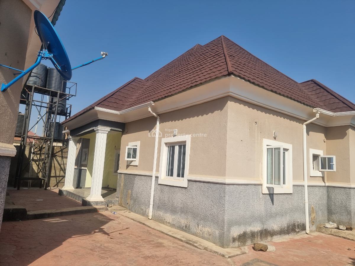 Smart 2 Bedroom Semi Detached Bungalow, Von Road, Lugbe District, Abuja, Semi-detached Bungalow for Rent