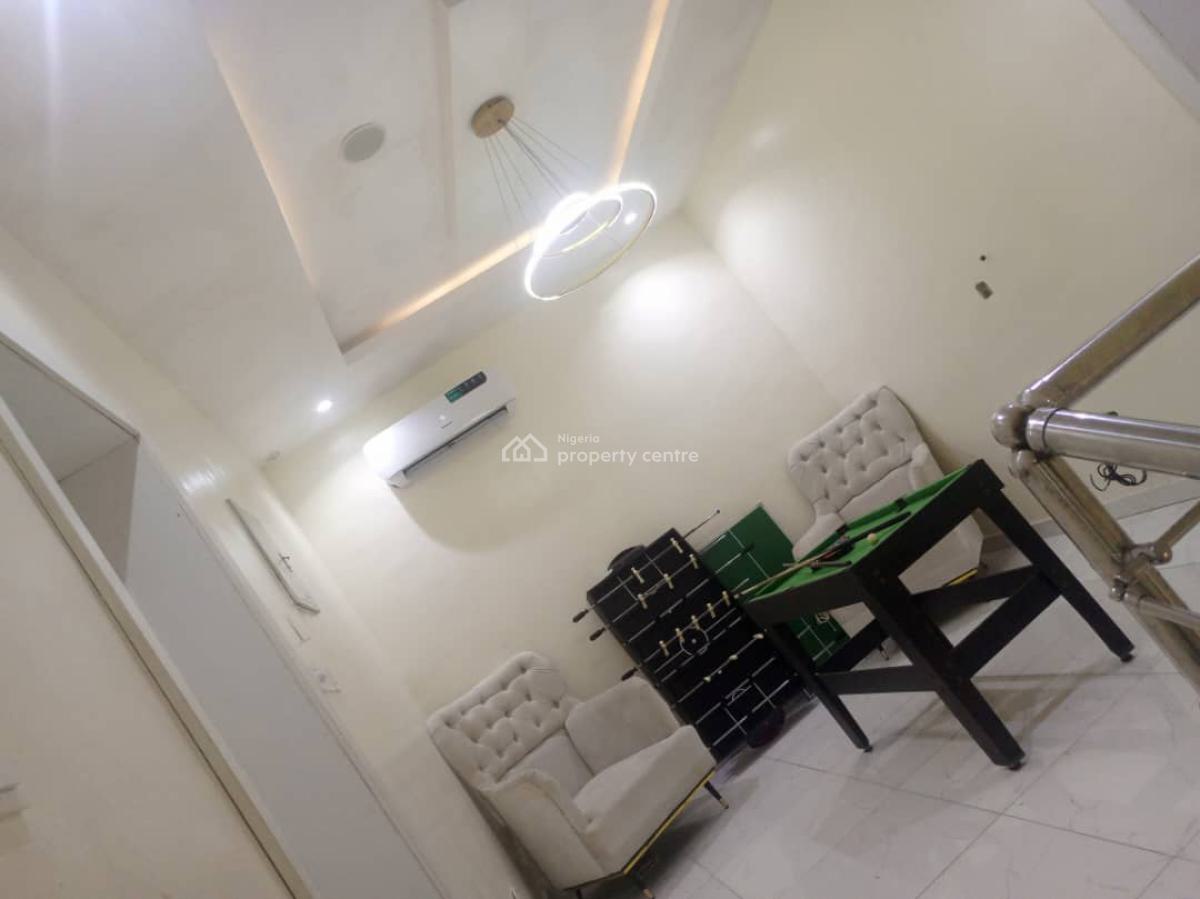 Furnished 2 Bedroom Duplex, Cyberville Estate Along Nike Art Gallery, Ikate, Lekki, Lagos, Terraced Duplex for Rent