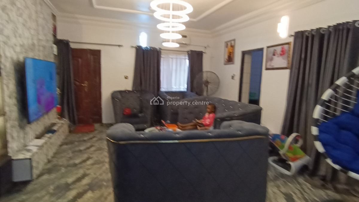 Standard 2 Bedroom Flat Pop Ceiling 3 Toilet 9ice Kitchen with Cabinet, Itele, Ado-odo/ota, Ogun, Flat / Apartment for Rent