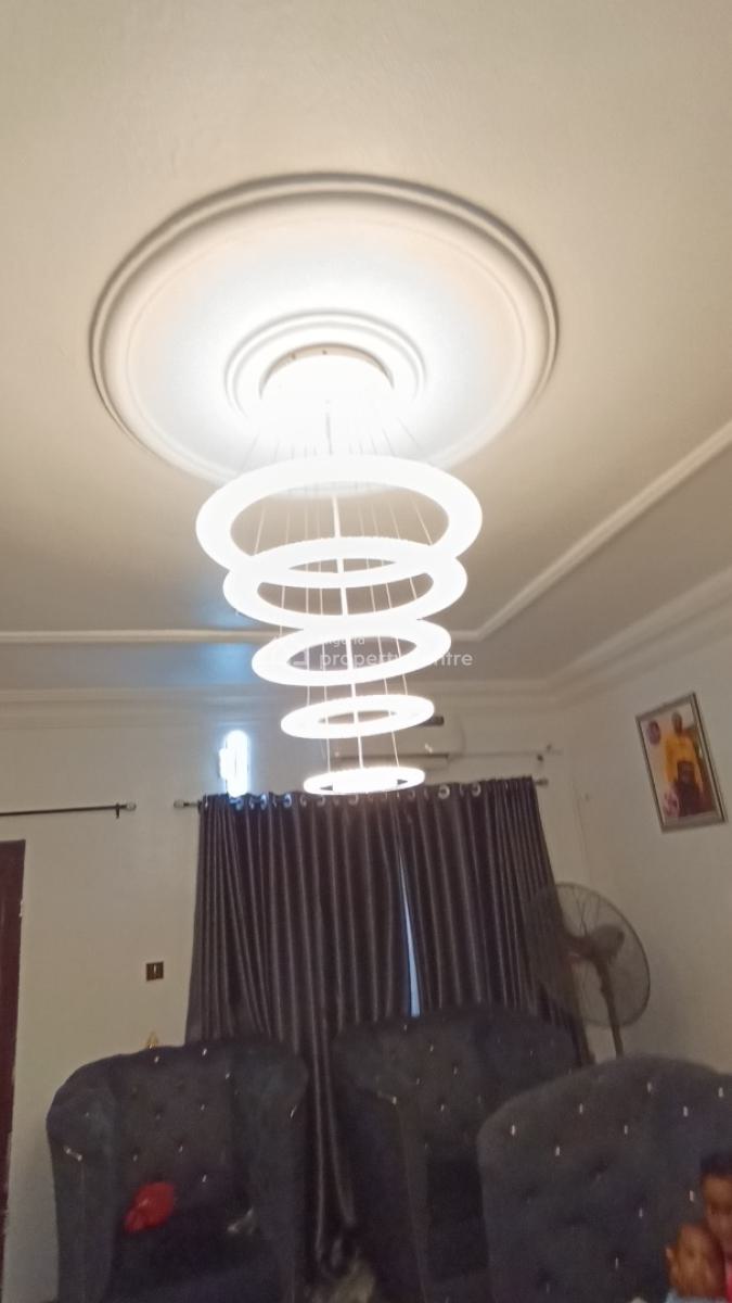 Standard 2 Bedroom Flat Pop Ceiling 3 Toilet 9ice Kitchen with Cabinet, Itele, Ado-odo/ota, Ogun, Flat / Apartment for Rent