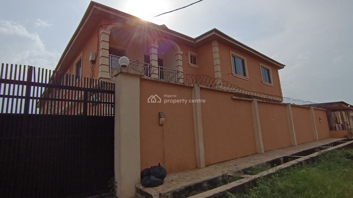 Standard 2 Bedroom Flat Pop Ceiling 3 Toilet 9ice Kitchen with Cabinet, Itele, Ado-odo/ota, Ogun, Flat / Apartment for Rent