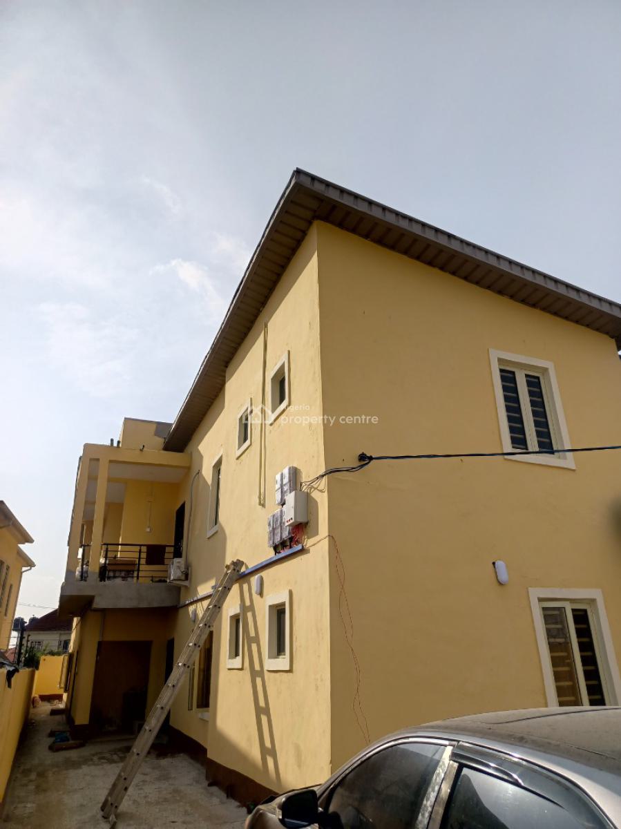 Brand New 2 Bedroom Flat Upstairs with Guest Toilet, Ogombo, Ajah, Lagos, Flat / Apartment for Rent