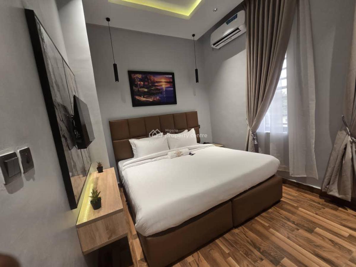 New Luxury Fitted One Bedroom Apartment, Off Ouduwa Crescent, Ikeja Gra, Ikeja, Lagos, Flat / Apartment Short Let