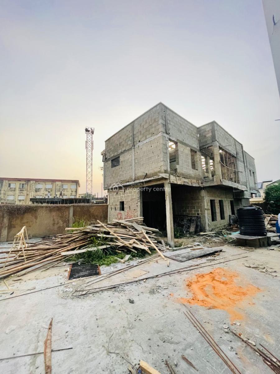 Spaciously Built 4 Bedroom Detached Duplex with Maids Room, Contemporary Offplan Home with Bq in a Serene/secured Neighborhood, Surulere, Lagos, Detached Duplex for Sale