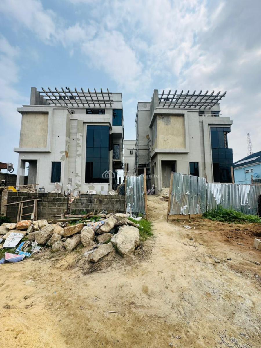 Nicely Built 4 Bedroom Detached Duplex Plus Gym and Rooftop, Surulere, Lagos, Detached Duplex for Sale