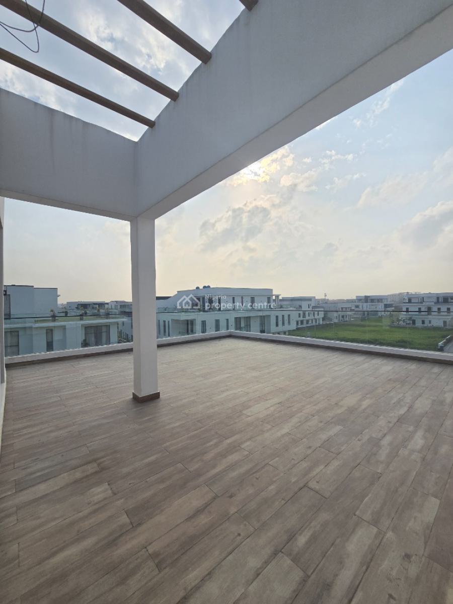 Contemporary Mansion with 2 - Room Bqs, Cowrie Creek Estate, Ikate, Lekki, Lagos, Detached Duplex for Sale