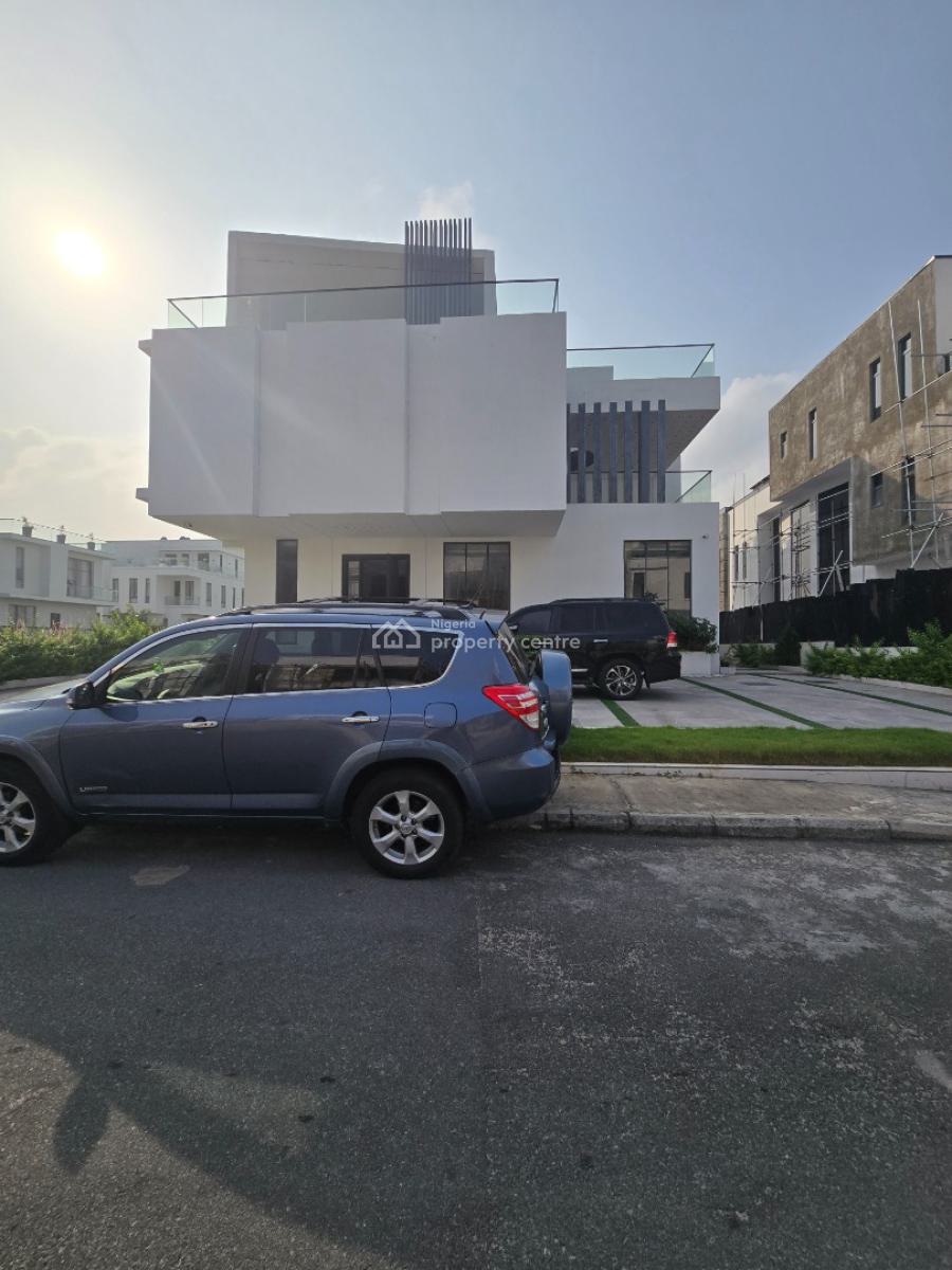 Contemporary Mansion with 2 - Room Bqs, Cowrie Creek Estate, Ikate, Lekki, Lagos, Detached Duplex for Sale