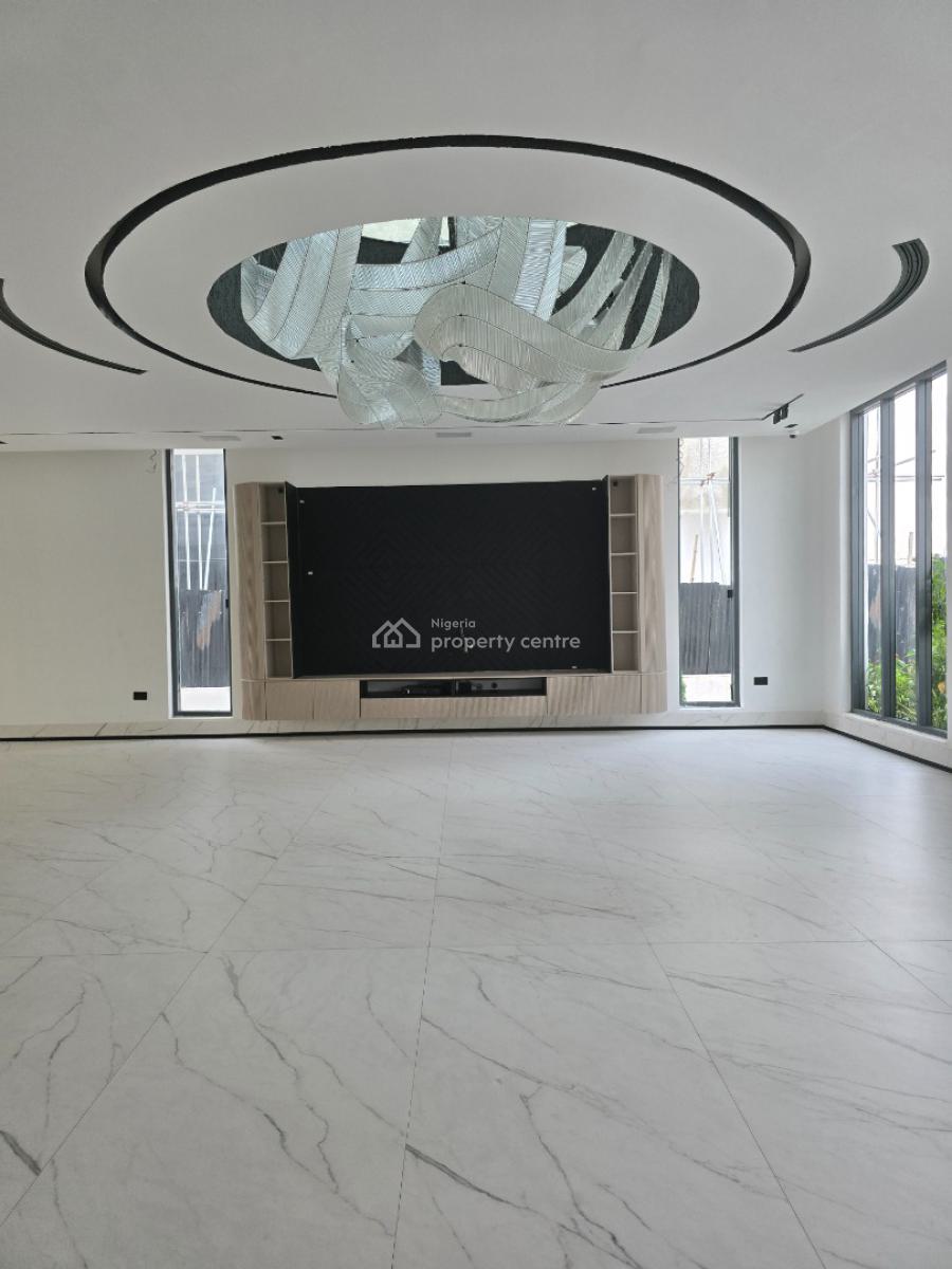 Contemporary Mansion with 2 - Room Bqs, Cowrie Creek Estate, Ikate, Lekki, Lagos, Detached Duplex for Sale