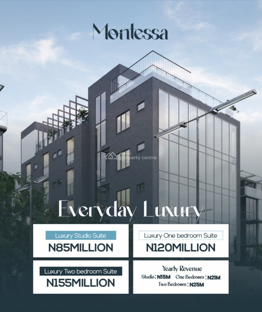 Luxury 2 Bedroom Apartment Suite with Gym, Elevator, Yaba 1st Mid-rise Shortlet Project, Key in Early, Enjoy Steady Roi, Yaba, Lagos, Flat / Apartment for Sale