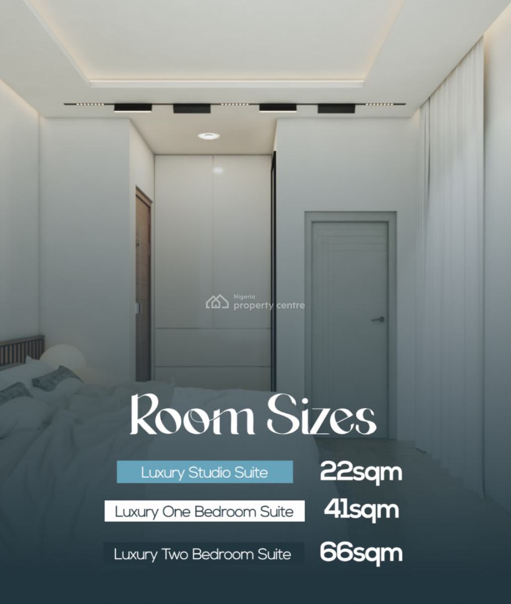 Fully Furnished 1 Bedroom Apartment for Airbnb Returns, Furnished Shortlet Apartment with Rooftop Lounge, Co-workspace, Pool,, Yaba, Lagos, Flat / Apartment for Sale