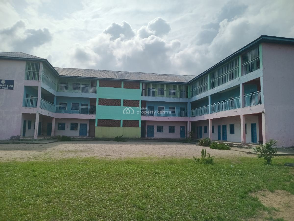 a Well Situated School on 3 Floors Set on 15 Plots of Land with C of O, Off Elimgbu Road, Port Harcourt, Rivers, School for Sale