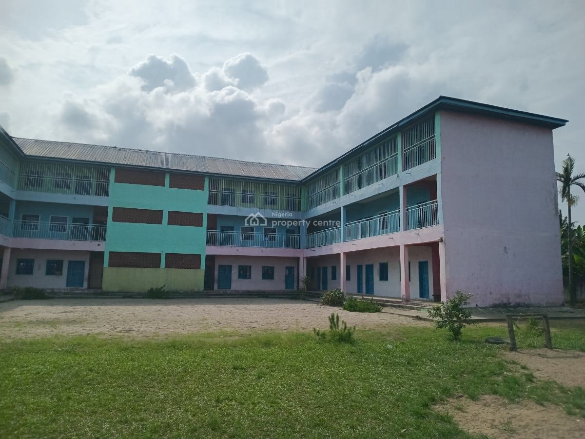 a Well Situated School on 3 Floors Set on 15 Plots of Land with C of O, Off Elimgbu Road, Port Harcourt, Rivers, School for Sale