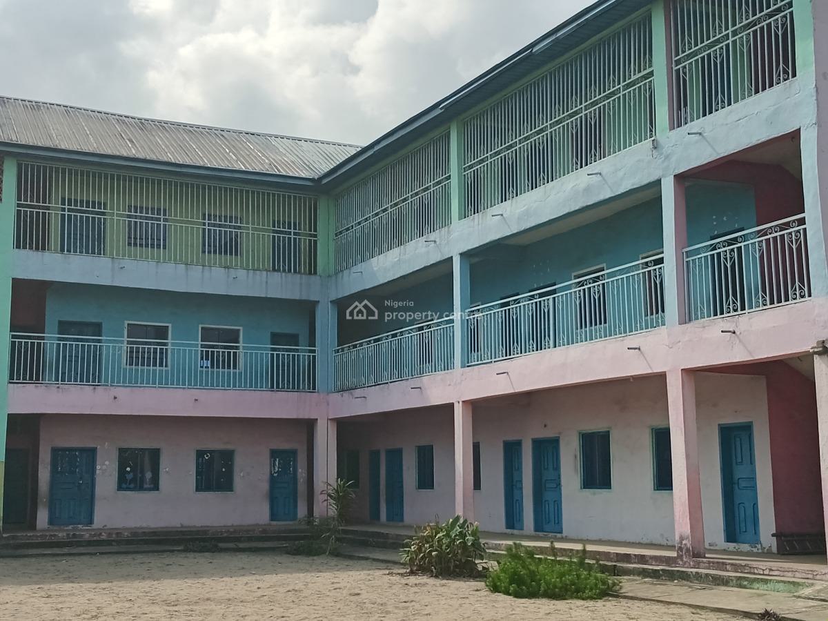 a Well Situated School on 3 Floors Set on 15 Plots of Land with C of O, Off Elimgbu Road, Port Harcourt, Rivers, School for Sale