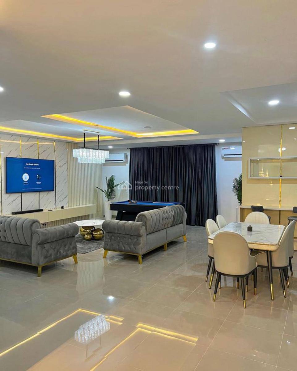 Premium Luxury 4 Bedroom with Ps5, Snooker, Gym, Swimming Pool, Ikate, Lekki, Lagos, Flat / Apartment Short Let