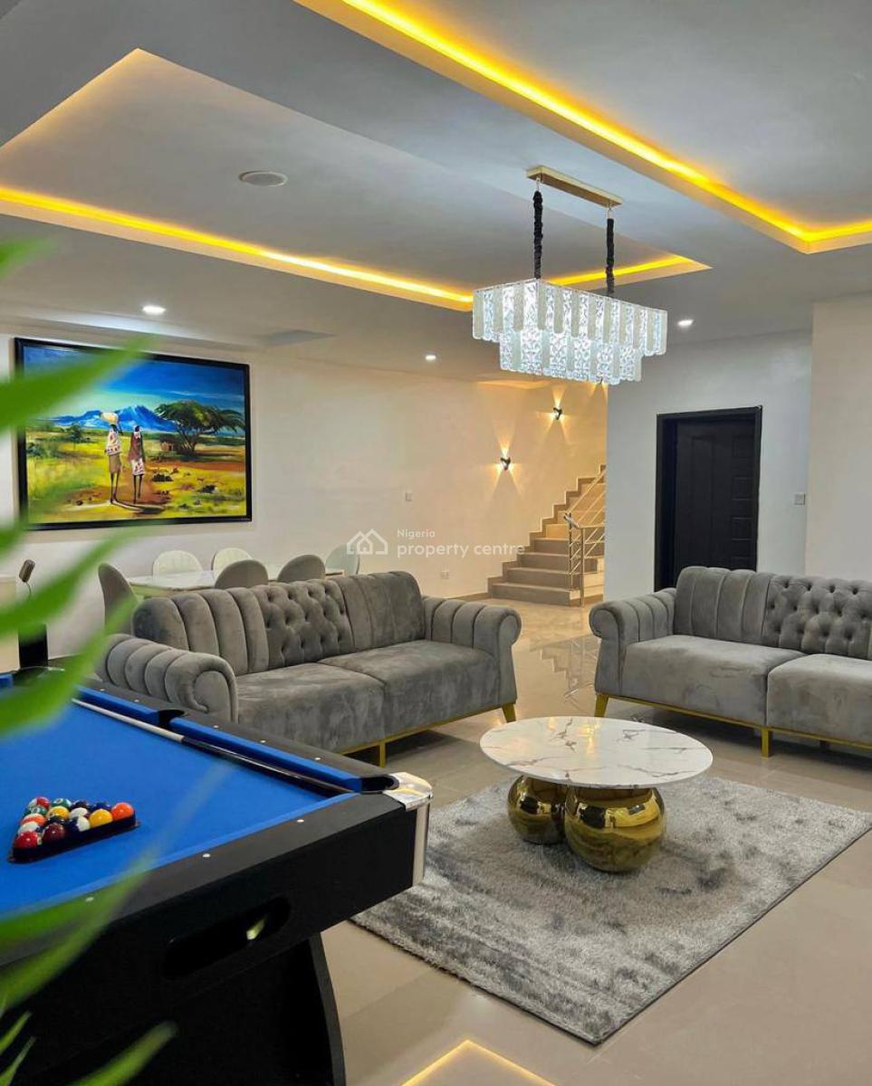 Premium Luxury 4 Bedroom with Ps5, Snooker, Gym, Swimming Pool, Ikate, Lekki, Lagos, Flat / Apartment Short Let