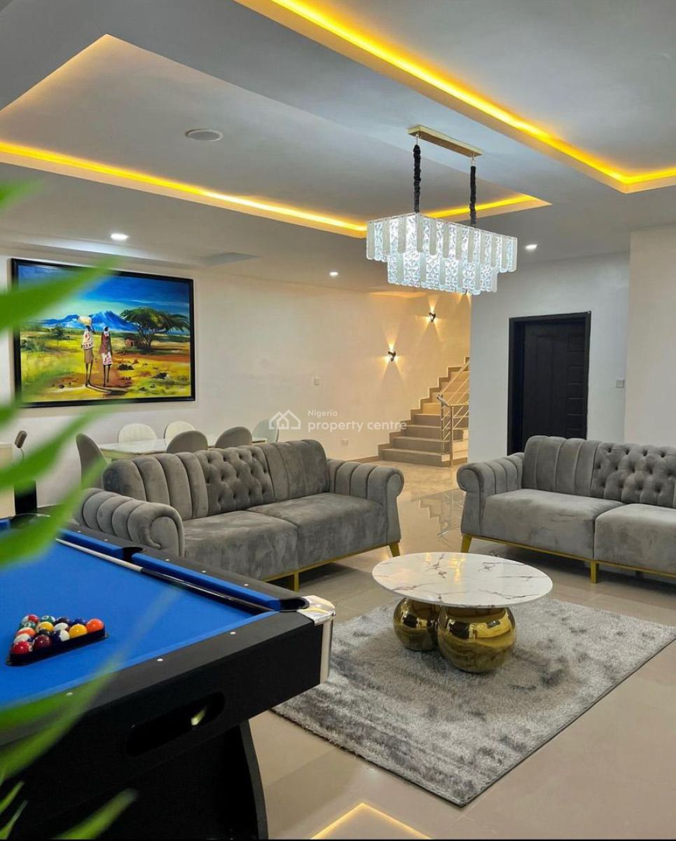 Premium Luxury 4 Bedroom with Ps5, Snooker, Gym, Swimming Pool, Ikate, Lekki, Lagos, Flat / Apartment Short Let