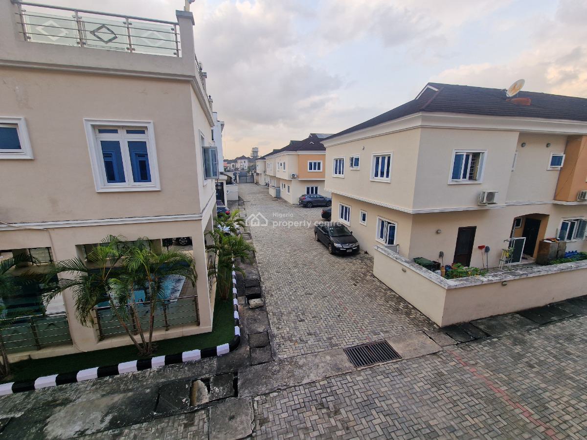 4 Bedroom Terrace, Greenvile Estate, Agungi, Lekki, Lagos, Terraced Duplex for Rent