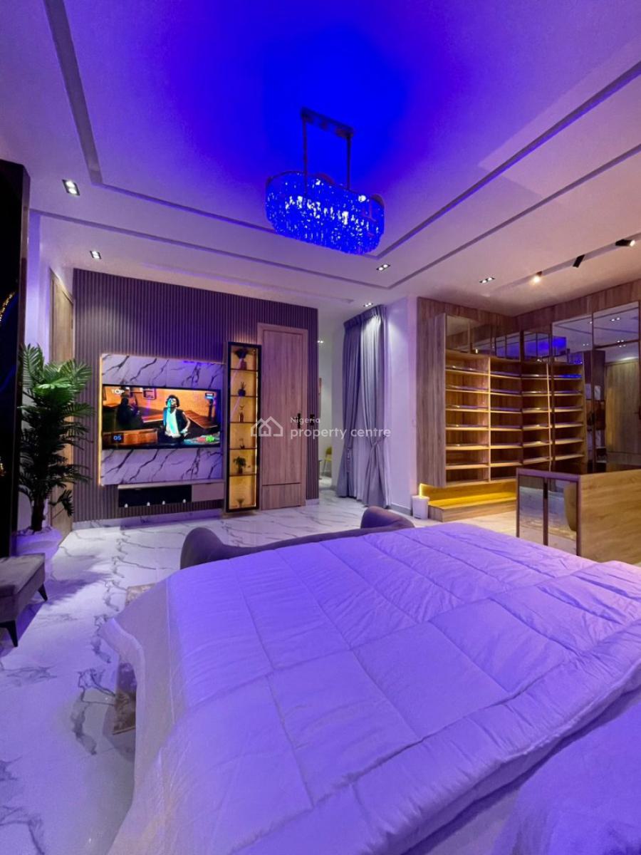 Luxury 4-bedroom Detached House with Private Pool, Chevron, Lekki, Lagos, Detached Duplex for Rent