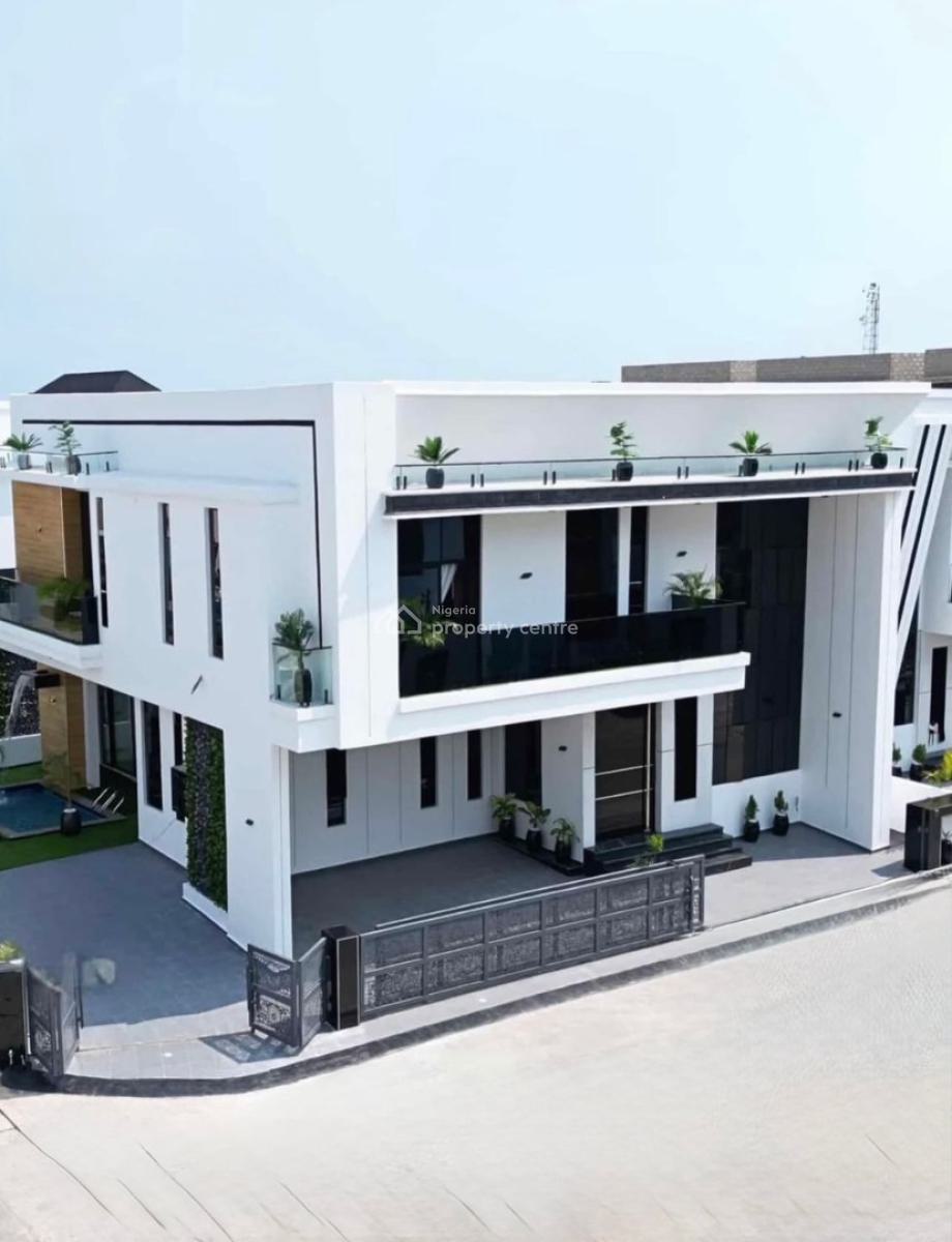 5 Bedroom with a Private Cinema & Pool, Chevron Toll, Lekki, Lagos, Detached Duplex for Sale