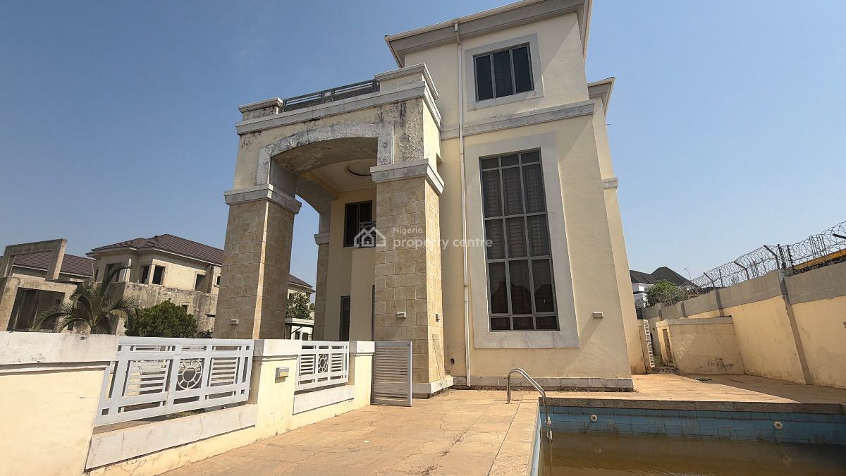 Premium Offer to  6-bedroom Fully Detached Duplex with Bq & Swimming, Linda Charlker, Asokoro District, Abuja, Detached Duplex for Rent