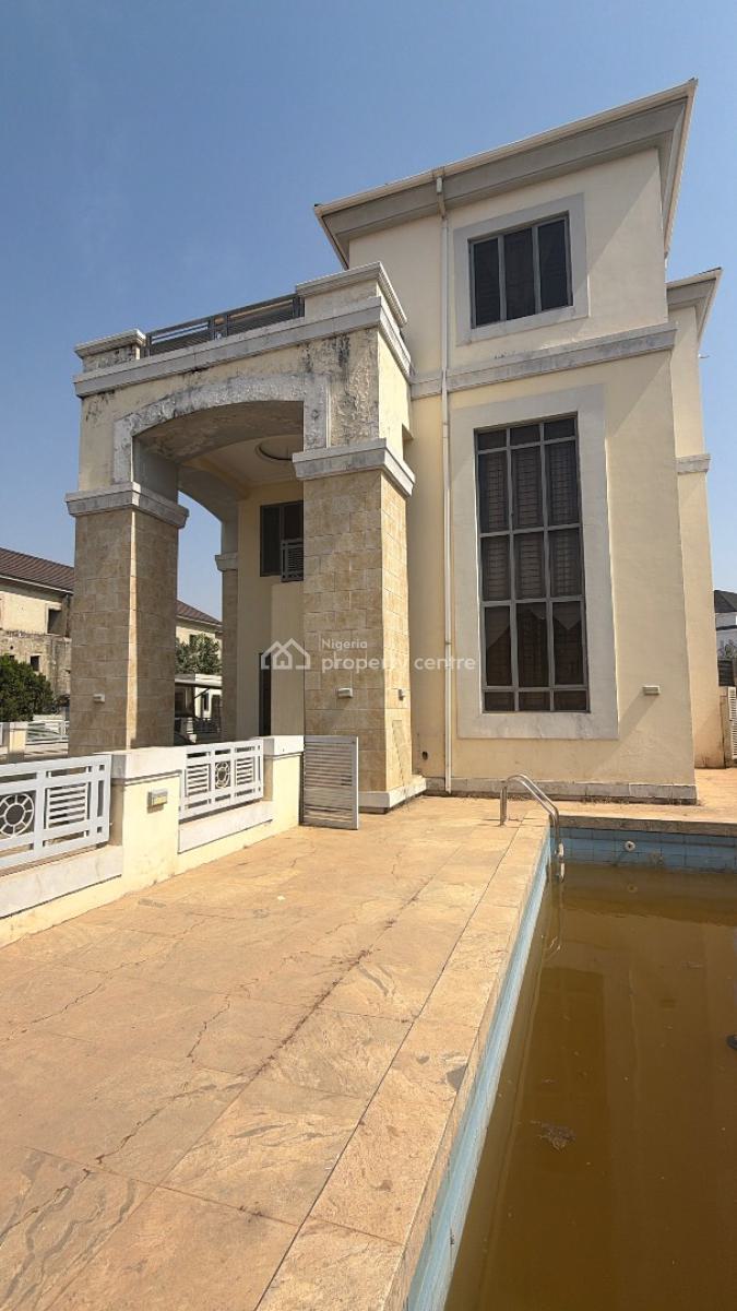 Premium Offer to  6-bedroom Fully Detached Duplex with Bq & Swimming, Linda Charlker, Asokoro District, Abuja, Detached Duplex for Rent