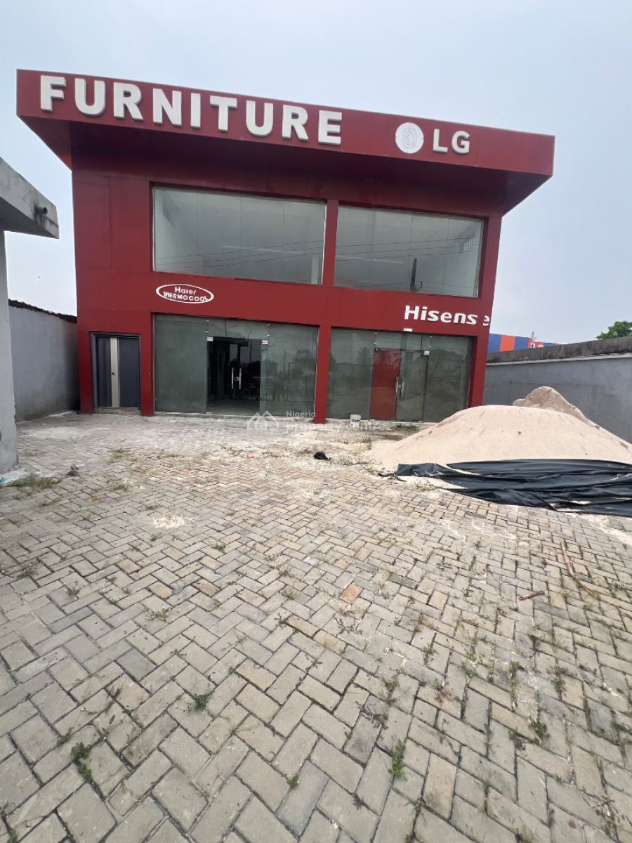 Spacious Open Plan Commercial Property Directly on The Road, Directly on Lekki-epe Expressway, Awoyaya, Ibeju Lekki, Lagos, Commercial Property for Rent