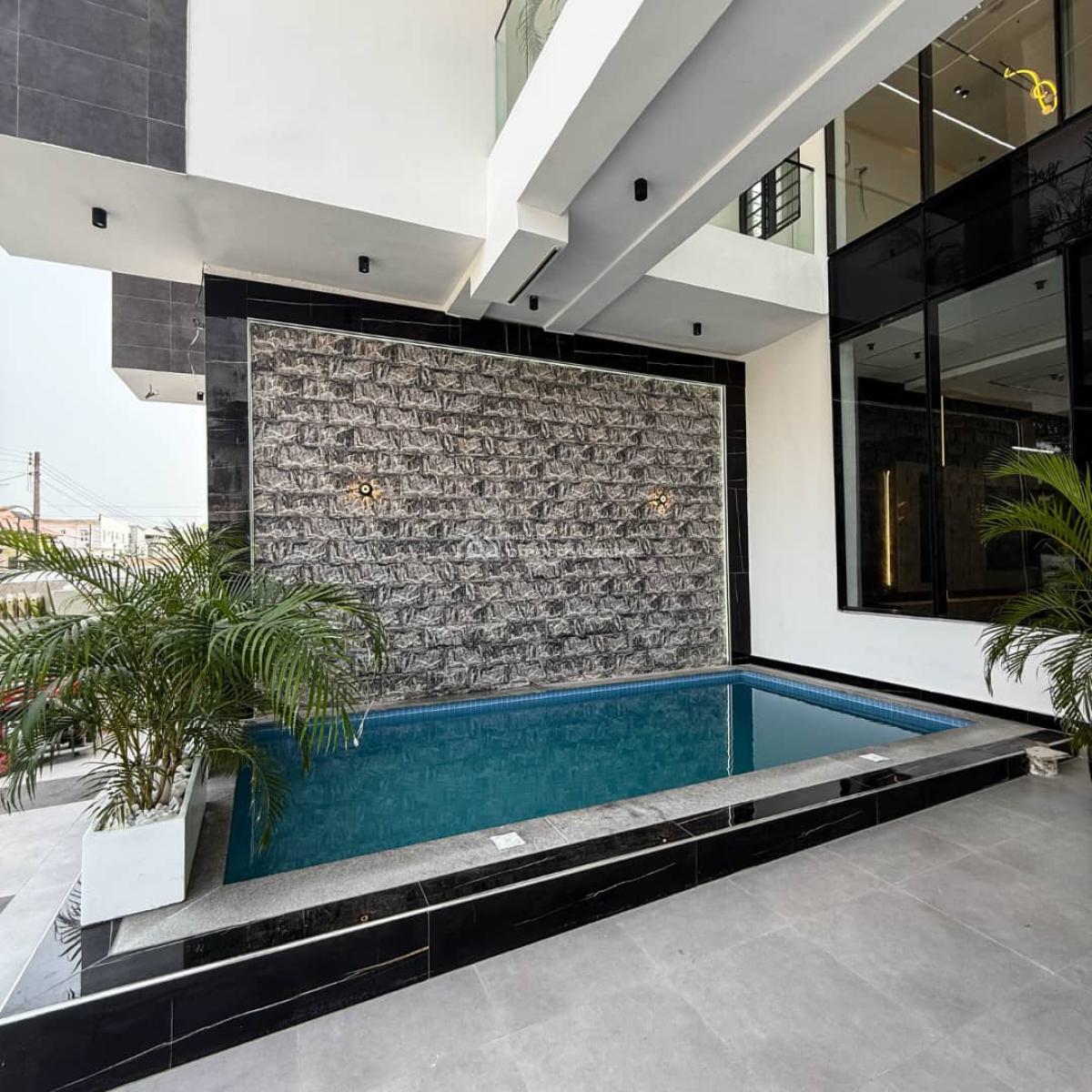 Newly Built 5 Bedroom Fully Detached Duplex with Pool and Private Gym, Ikota Road, Ikota, Lekki, Lagos, Detached Duplex for Sale