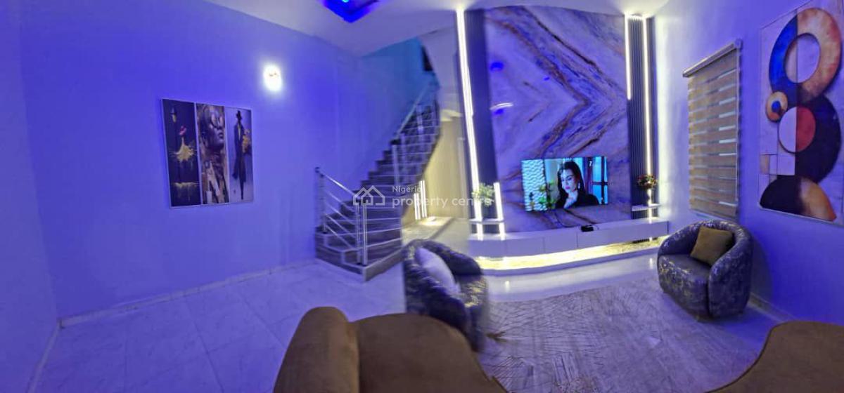 Brand New  Tastefully Furnished Luxury 4 Bedroom Duplex, Chevron, Lekki, Lagos, Semi-detached Duplex Short Let