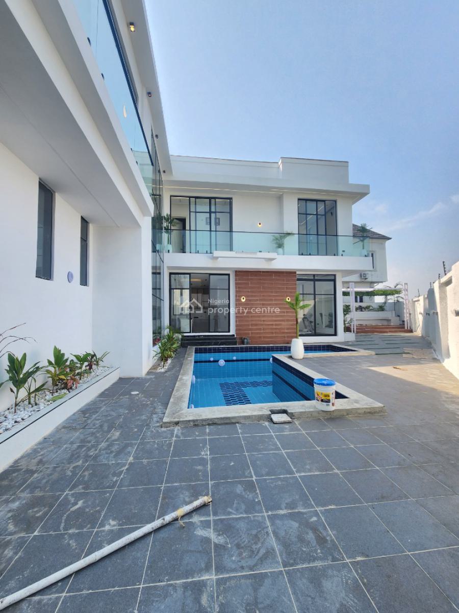 Luxury 5 Bedroom Detached Duplex with 2 Bqs, Gym, Pool, Chevron, Lekki, Lagos, Detached Duplex for Sale