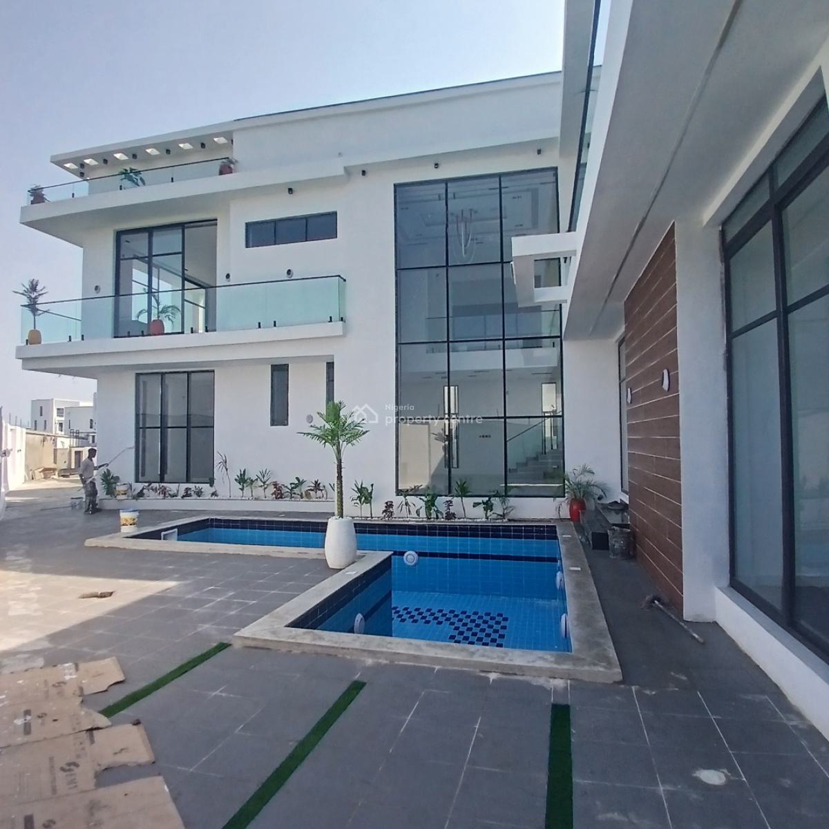 Luxury 5 Bedroom Detached Duplex with Pool, 2 Bq,cinema, Chevron, Lekki, Lagos, Detached Duplex for Sale