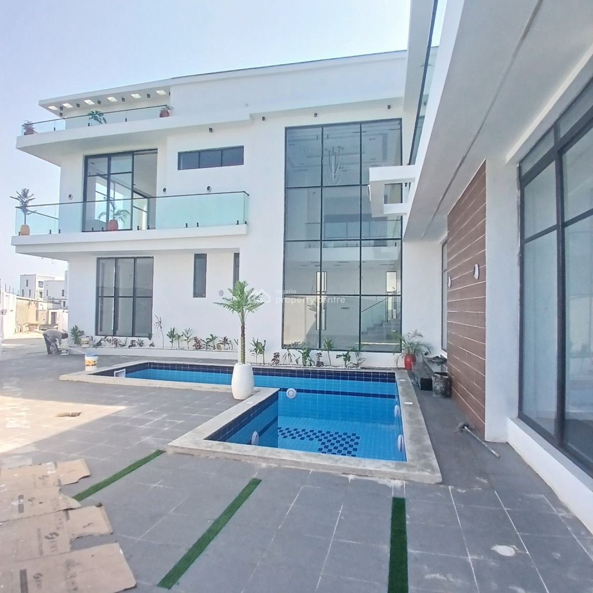 Luxury 5 Bedroom Detached Duplex with Pool, 2 Bq,cinema, Chevron, Lekki, Lagos, Detached Duplex for Sale