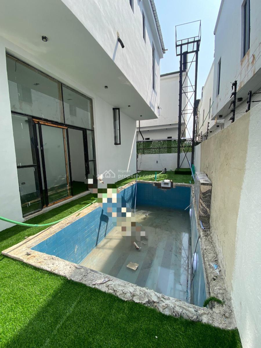 Beautiful 5 Bedroom Fully Detached Duplex with Bq and Pool, Ajah, Lagos, Detached Duplex for Sale
