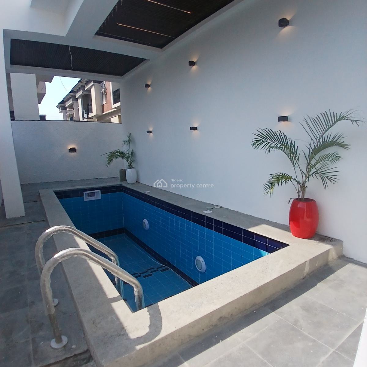 Luxury 5 Bedroom Detached Duplex with Pool and Bq, Chevron, Lekki, Lagos, Detached Duplex for Sale