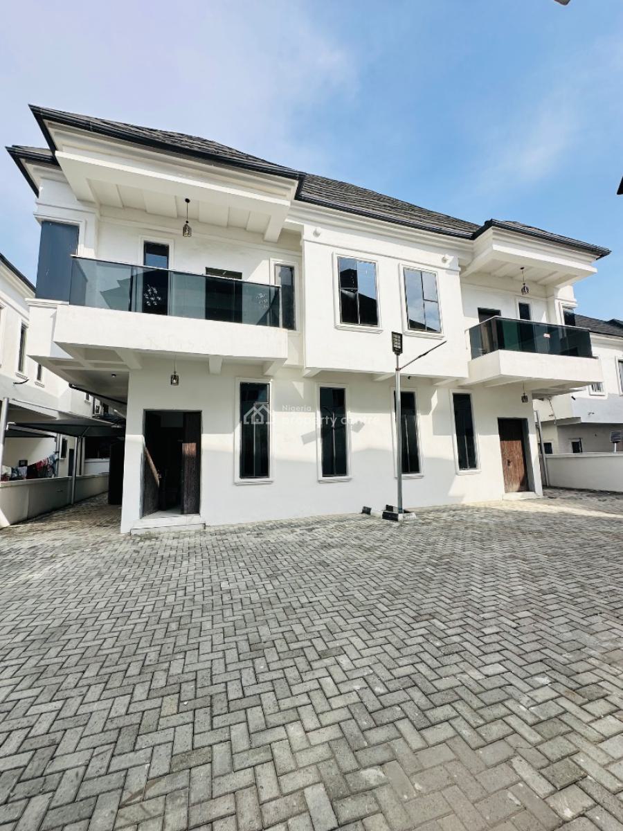Newly Built 4 Bedroom Semi Detached Duplex with Bq, Orchid, Lekki, Lagos, Semi-detached Duplex for Sale