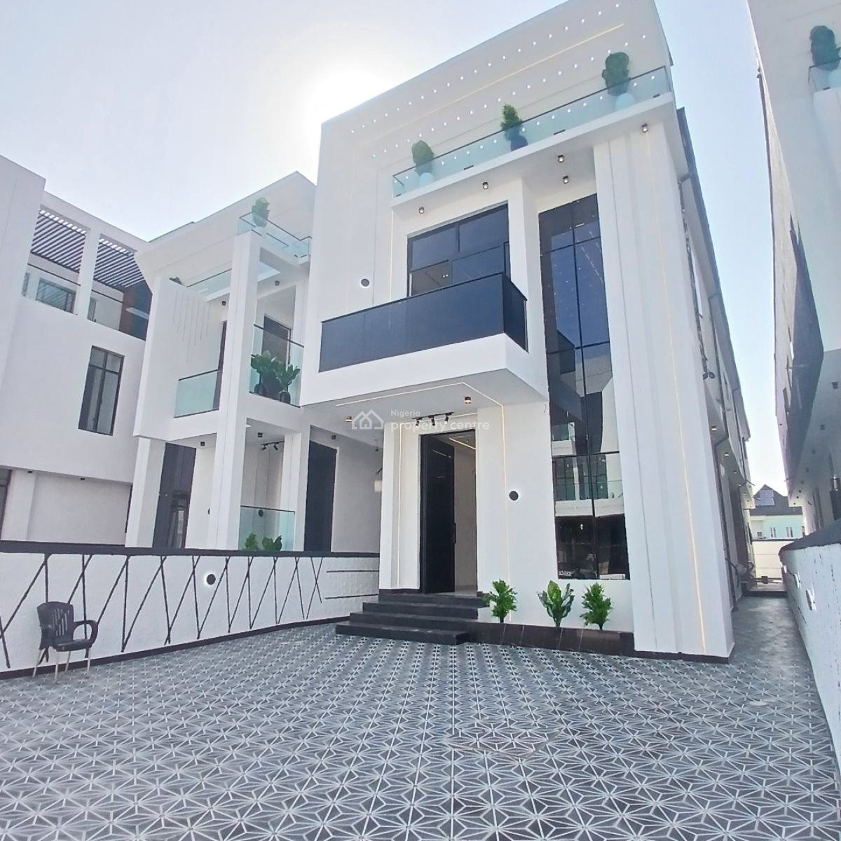 Luxury  5 Bedroom Detached Duplex with Pool and Bq, Chevron, Lekki, Lagos, Detached Duplex for Sale