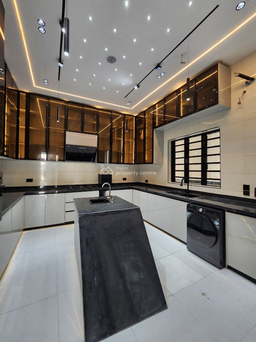Luxury 5 Bedroom Detached Duplex W/ Bq, Pool in a Secured Estate, Chevron, Lekki, Lagos, Detached Duplex for Sale