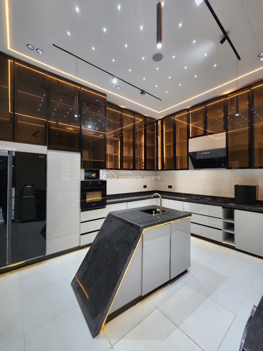 Luxury 5 Bedroom Detached Duplex W/ Bq, Pool in a Secured Estate, Chevron, Lekki, Lagos, Detached Duplex for Sale