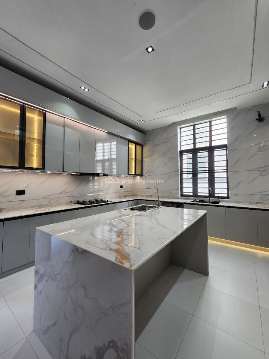 Contemporary 5 Bedroom Detached Duplex with a Bq, Pool, Cinema, Chevron, Lekki, Lagos, Detached Duplex for Sale