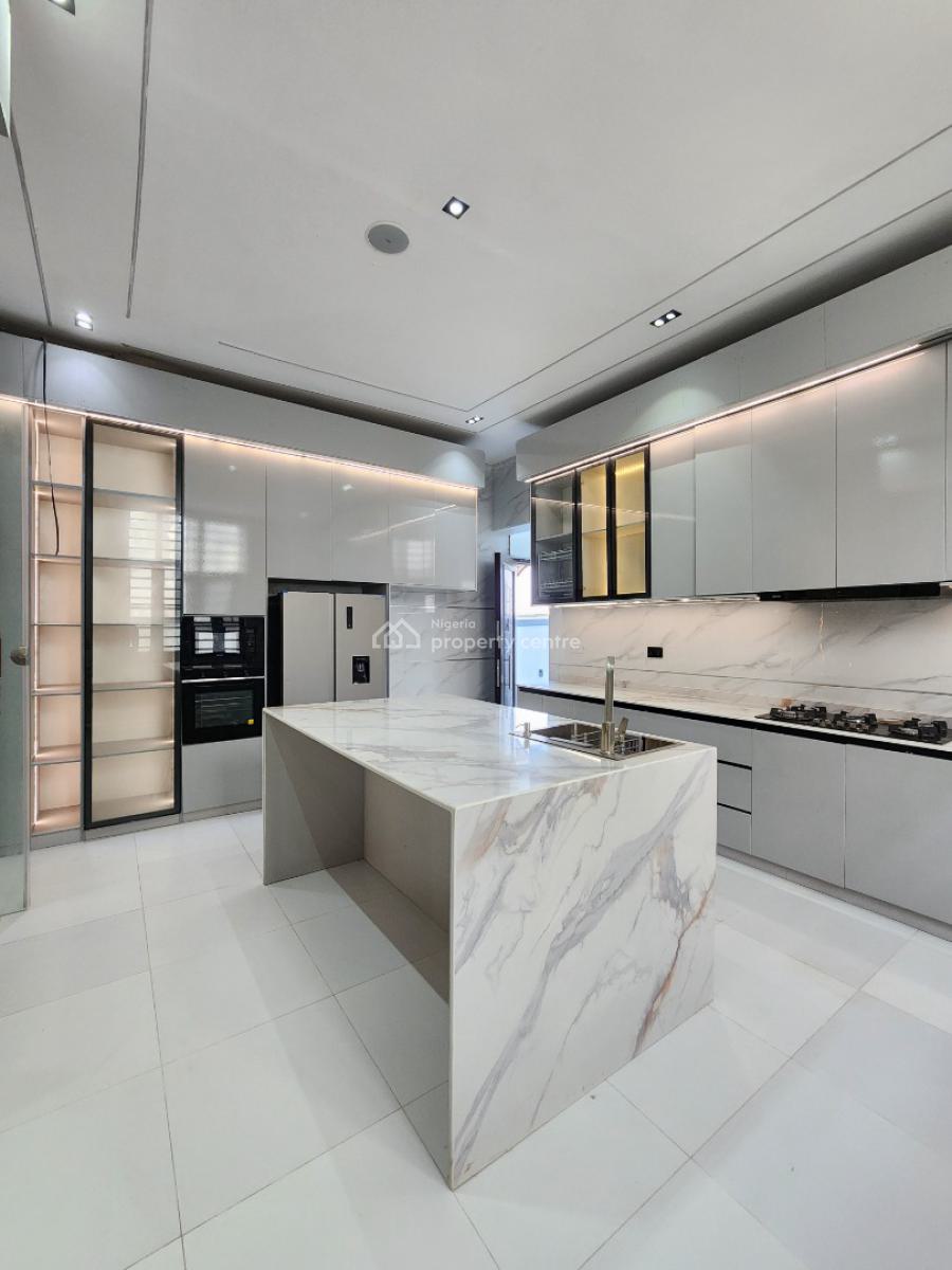 Contemporary 5 Bedroom Detached Duplex with a Bq, Pool, Cinema, Chevron, Lekki, Lagos, Detached Duplex for Sale