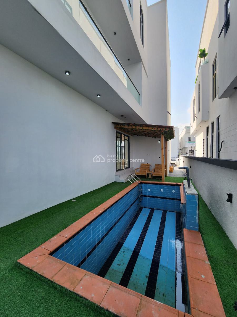 Contemporary 5 Bedroom Detached Duplex with a Bq, Pool, Cinema, Chevron, Lekki, Lagos, Detached Duplex for Sale