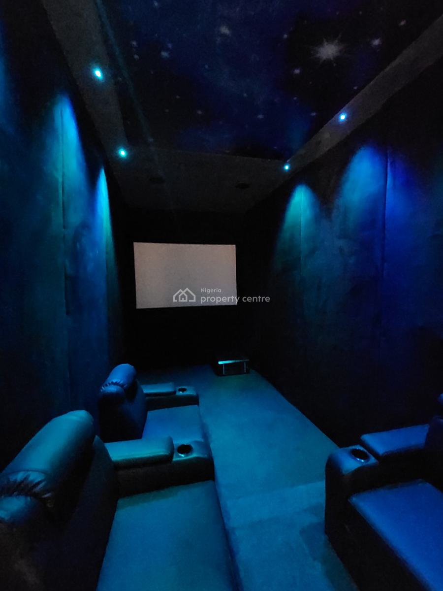 Contemporary 5 Bedroom Detached Duplex with a Bq, Pool, Cinema, Chevron, Lekki, Lagos, Detached Duplex for Sale