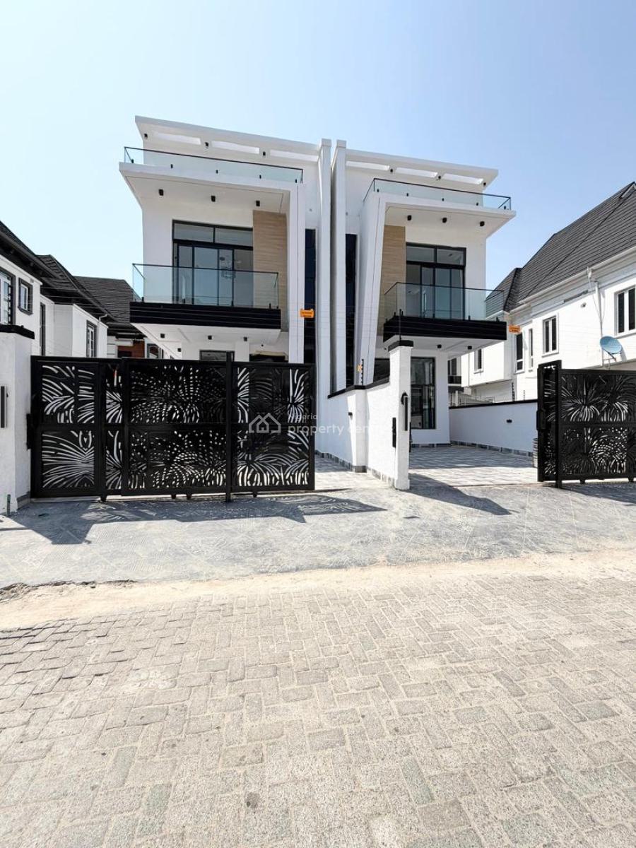 Newly Built Spacious 4 Bedroom Semi Detached Duplex with Bq, Orchid Road, Lekki, Lagos, Semi-detached Duplex for Sale