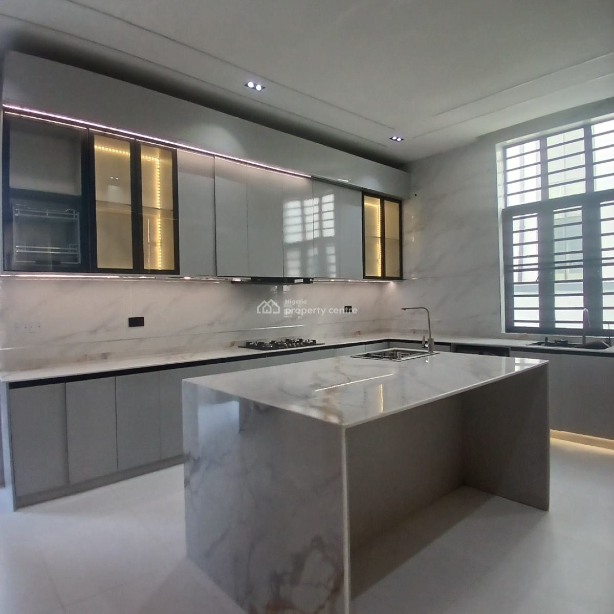 Standard  5 Bedroom Detached Duplex with Pool and Bq, Chevron, Lekki, Lagos, Detached Duplex for Sale