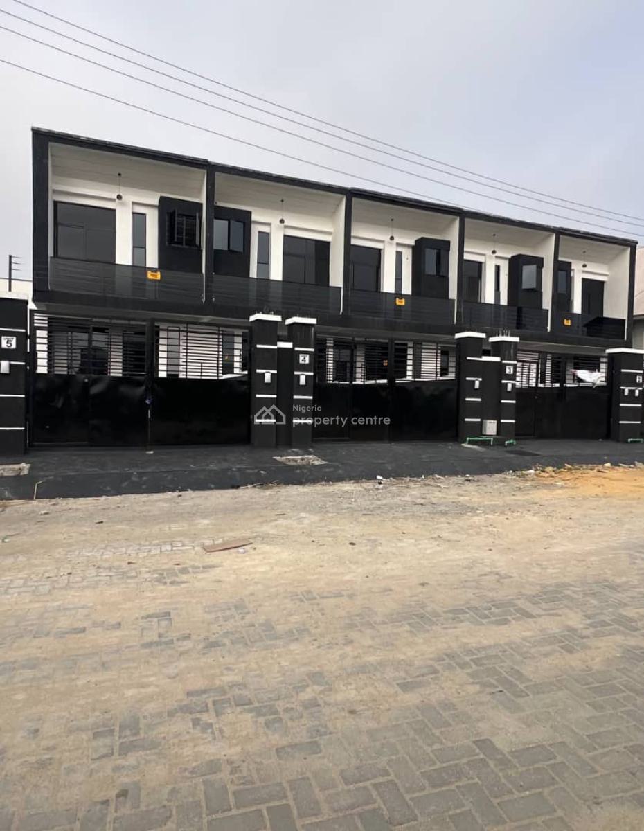 Self Service 4 Bedroom Terrace Duplex with Bq, Ikota, Lekki, Lagos, Terraced Duplex for Rent