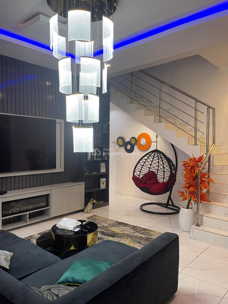 Luxury 4 Bedroom Semi Detached Duplex with Bq and Swimming Pool, Metro Road, Atlantic Nominee Estate, Ajah, Lagos, Semi-detached Duplex for Rent