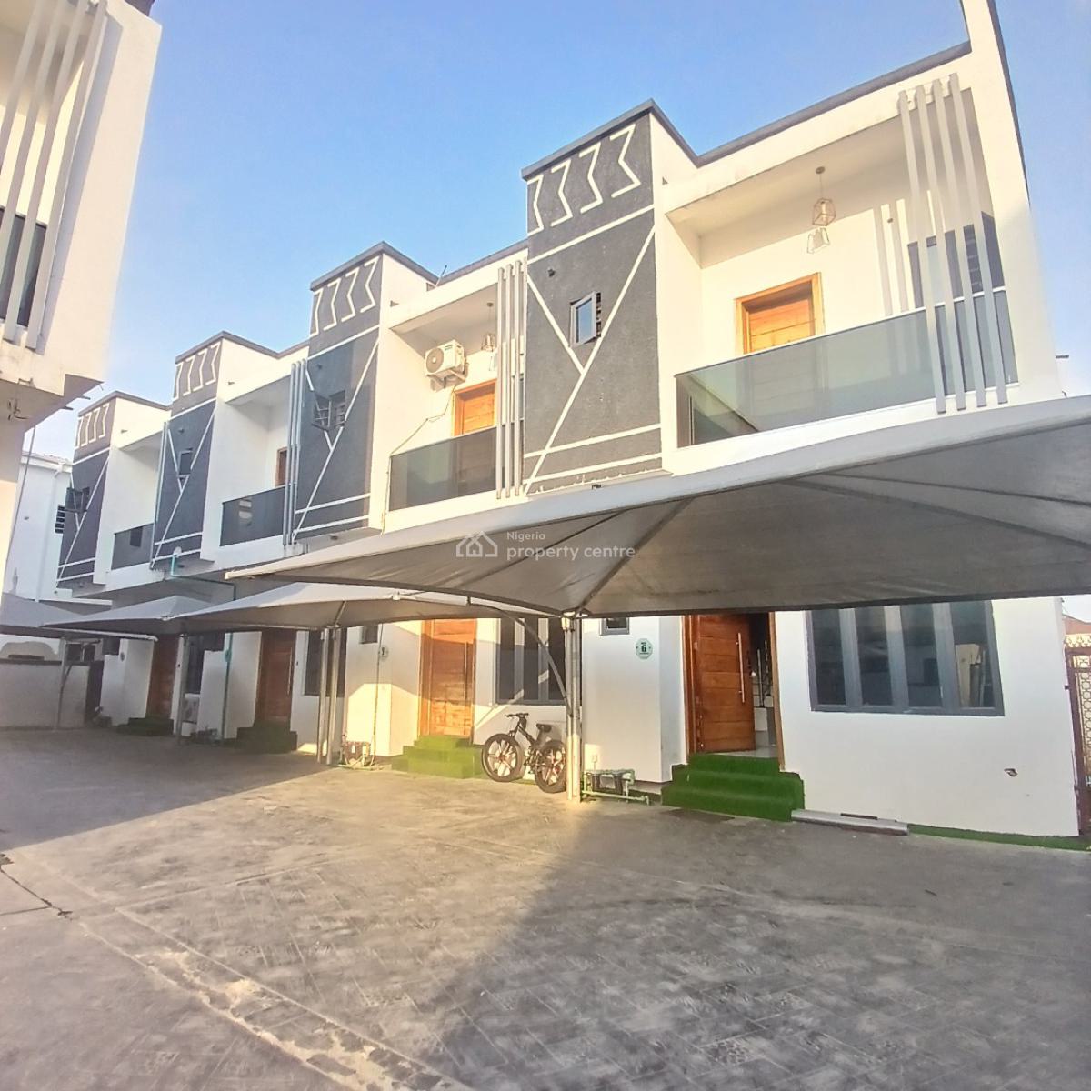 Affordable 2 Bedroom Terrace Duplex with Bq, Chevron Toll Gate, Orchid Road, Lekki, Lagos, Terraced Duplex for Rent