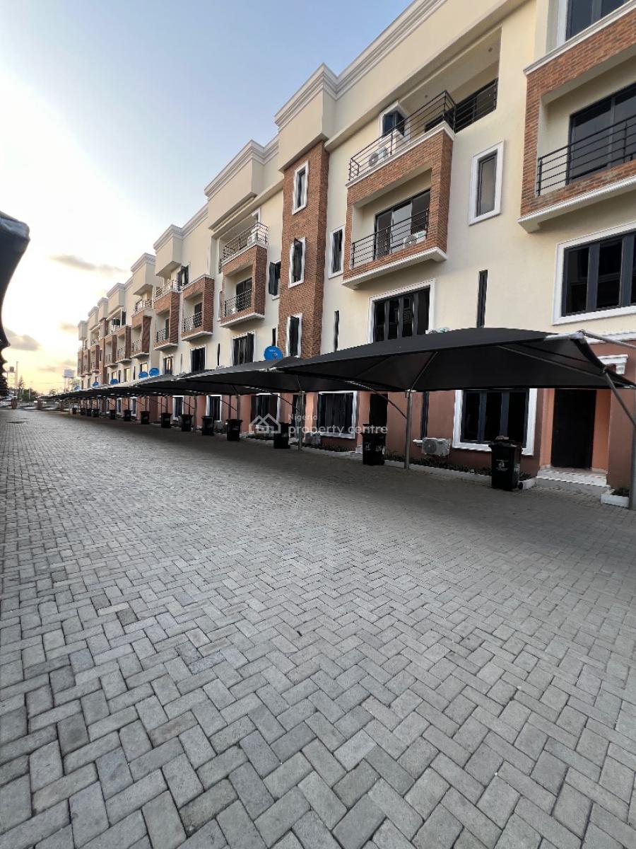 Newly Built 4bedroom Terrace with Bq All Rooms Are En-suite at Lekki, Lekki Phase 1 Lekki Lagos, Lekki Phase 1, Lekki, Lagos, Terraced Duplex for Rent