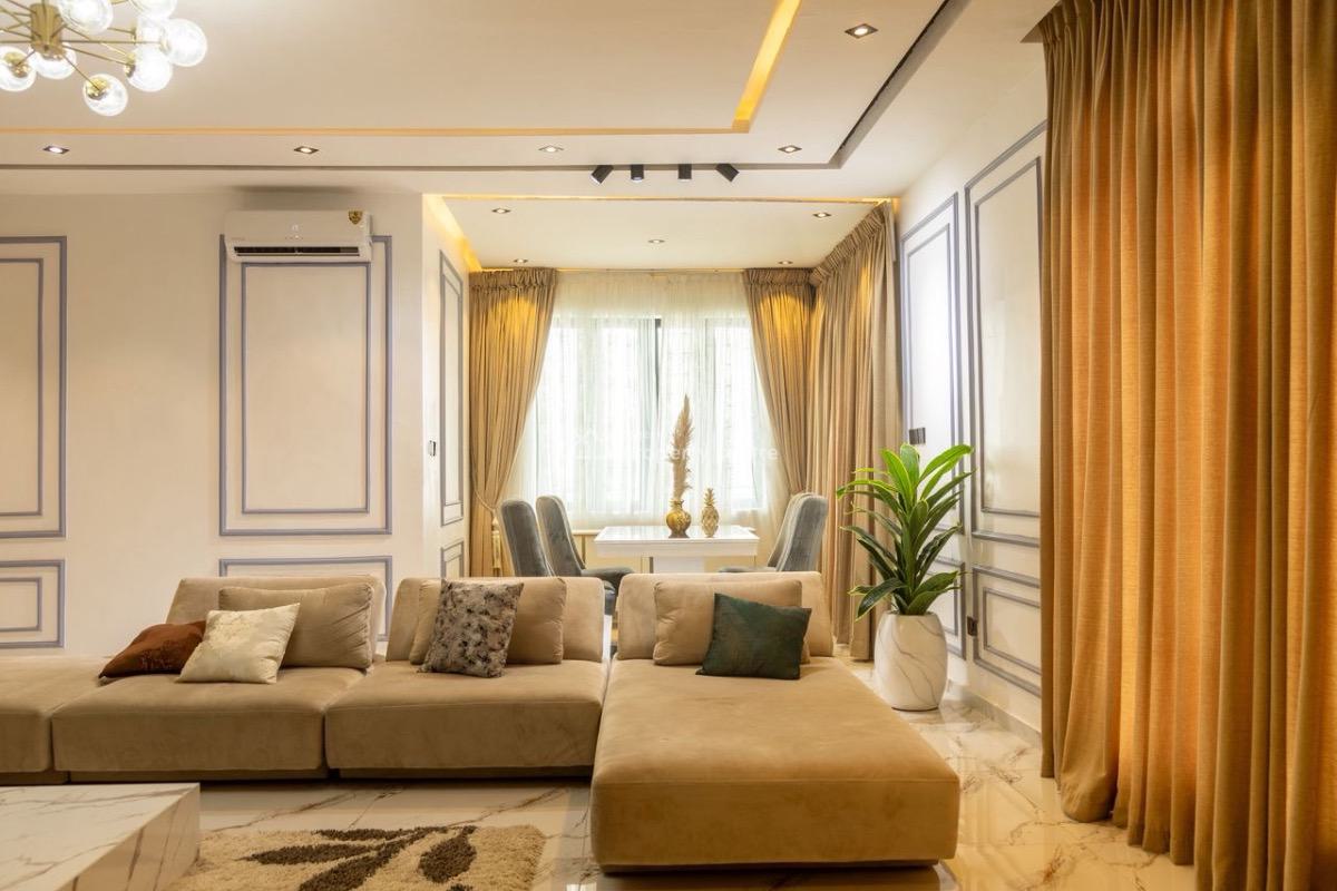 Luxurious 3 Bedroom Maisonette with a Private Cinema, Lekki Phase 1, Lekki, Lagos, Flat / Apartment Short Let